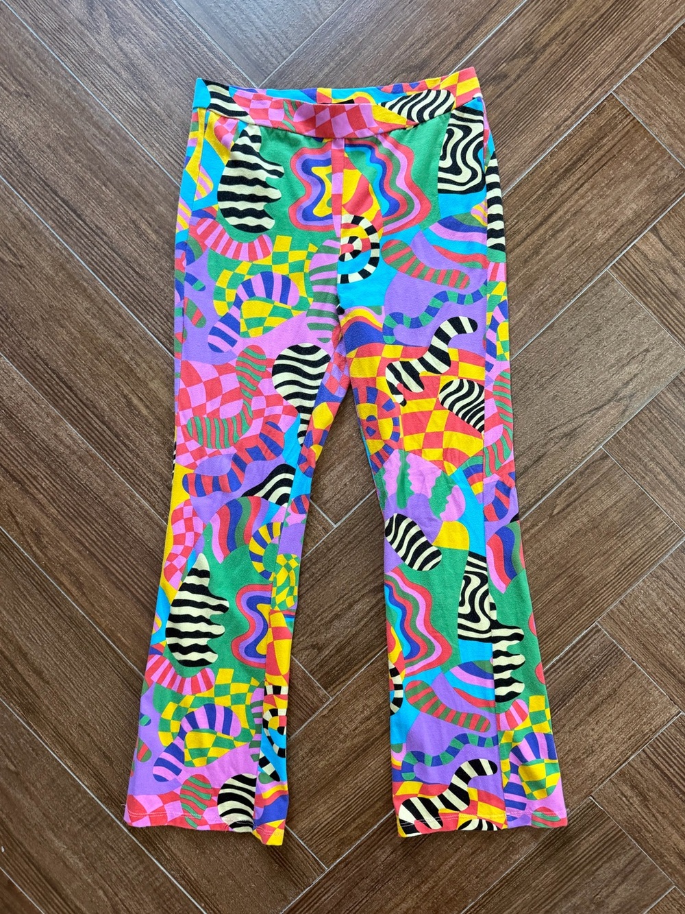 Nooworks Party Time Kick Flares Size S 🎉🖤🤍